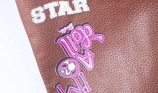 Leather grain pattern